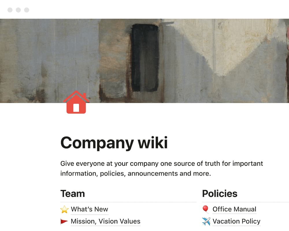 company wiki